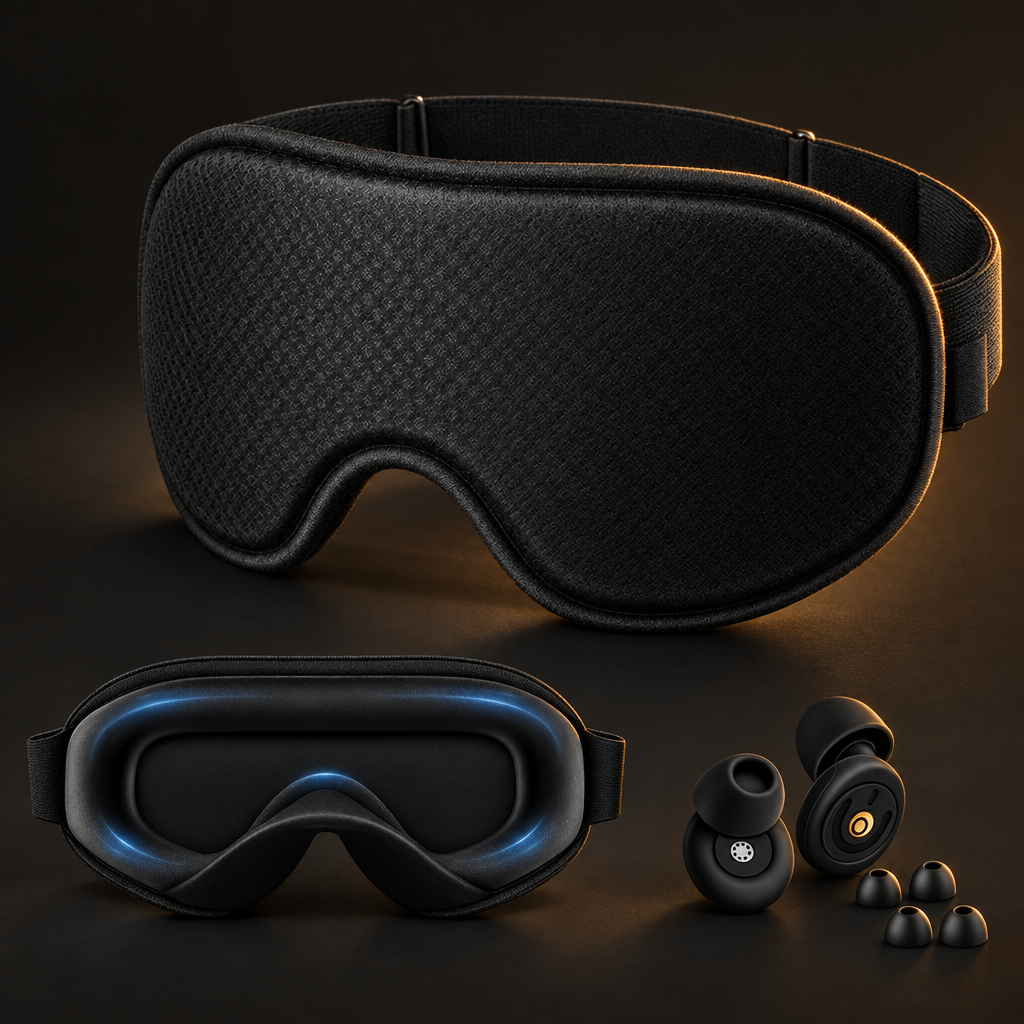 The Handover — Blackout Eye Mask & Silicone Earplug Set