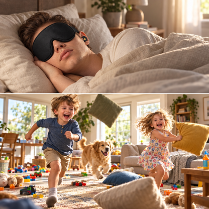 The Handover — Blackout Eye Mask & Silicone Earplug Set