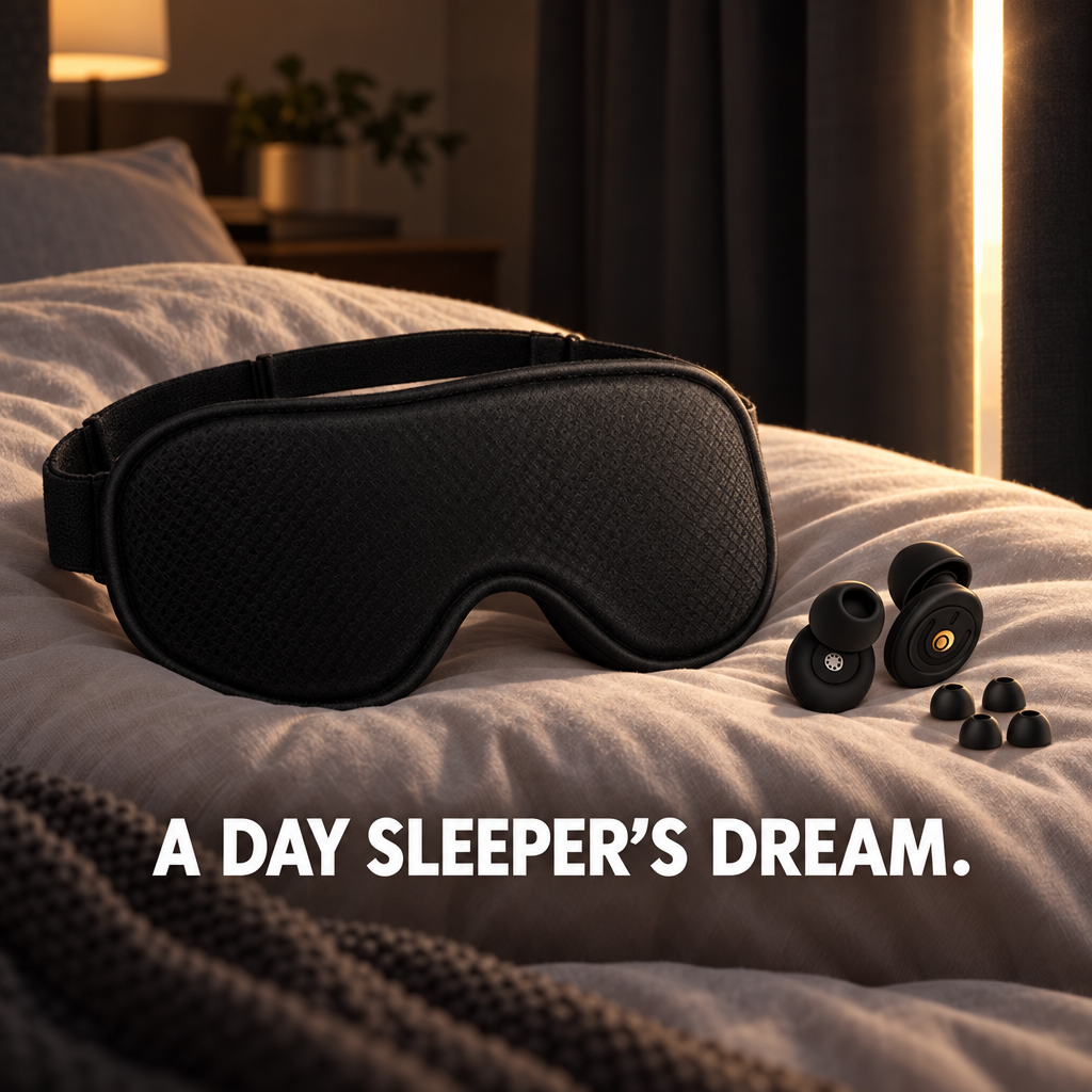 The Handover — Blackout Eye Mask & Silicone Earplug Set